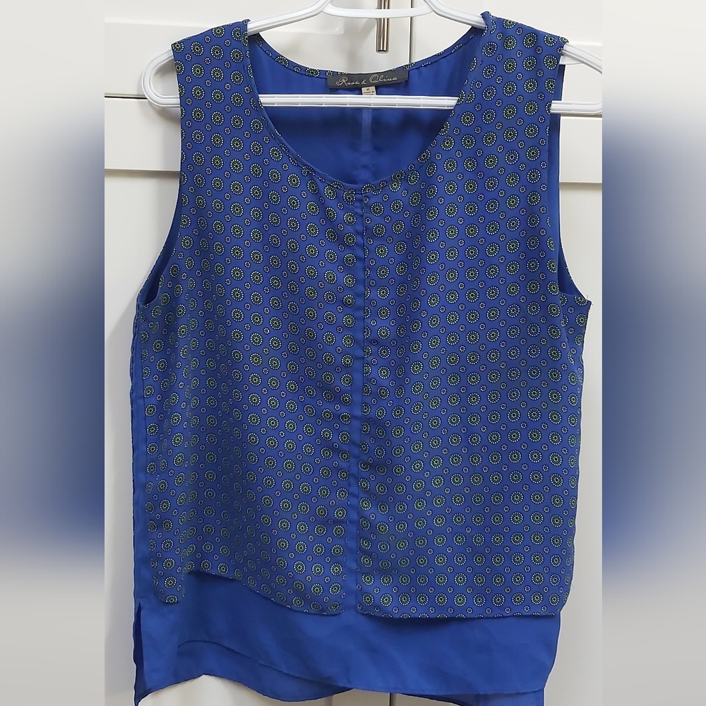 Rose & Olive sleeveless top